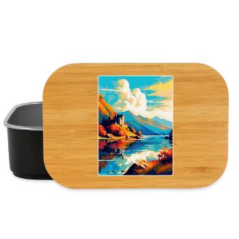 Loch Duich Scotland Uk Travel Poster Souvenir WPA - Lunch Box - black - Front