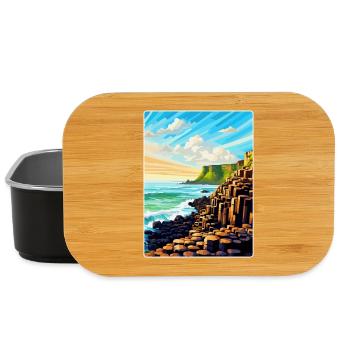 Giant Causeway Irland Uk Reiseposter Souvenir - Lunch Box - Schwarz - Vorne