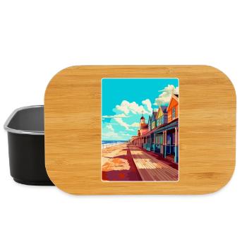 Great Yarmouth England Uk Travel Poster Souvenir - Lunch Box - black - Front