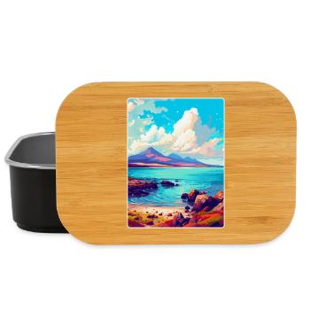 Isle Of Arran Scotland Uk Travel Poster Souvenir - Lunch Box - black - Front