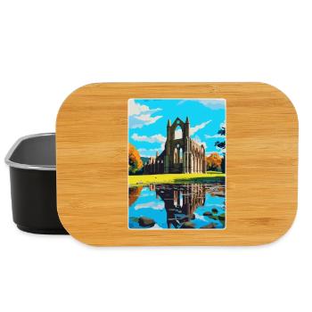 Bolton Abbey England Uk Travel Poster Souvenir WPA - Lunch Box - black - Front