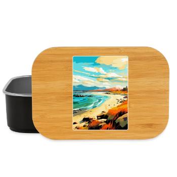 Isle Of Harris Scotland Uk Vintage Travel Poster - Lunch Box - black - Front