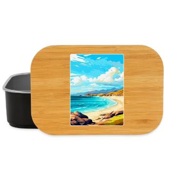 Isle Of Harris Scotland Uk Vintage Travel Poster - Lunch Box - black - Front