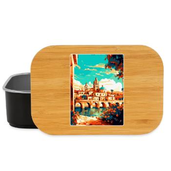 Córdoba Spanien Vintage Reiseplakat WPA Souvenir - Lunch Box - Schwarz - Vorne