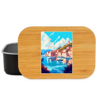 Hvar Kroatien Vintage Reiseposter WPA Souvenir - Lunch Box - Schwarz - Vorne