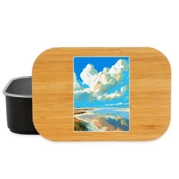 Wattenmeer Niederlande Vintage Reiseposter WPA - Lunch Box - Schwarz - Vorne