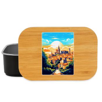 Toledo Spanien Vintage Reiseposter WPA Souvenir - Lunch Box - Schwarz - Vorne