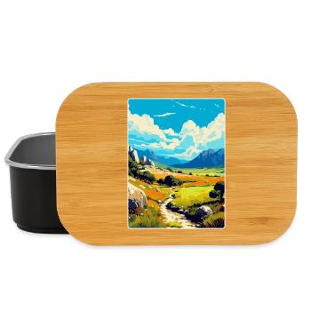Nördlicher Velebit Kroatien Vintage Reiseplakat WPA - Lunch Box - Schwarz - Vorne