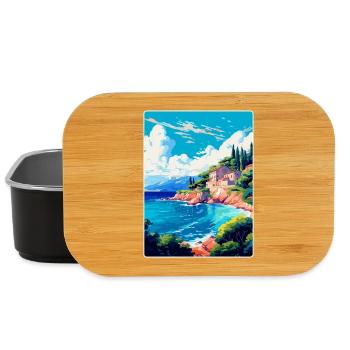 Punta Rata Kroatien Vintage Reiseplakat Souvenir - Lunch Box - Schwarz - Vorne
