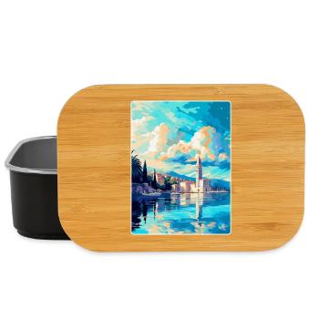 Split Kroatien Vintage Reiseplakat WPA Souvenir - Lunch Box - Schwarz - Vorne