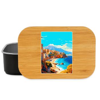 Crète Grèce Affiche de voyage vintage WPA Souvenir - Boîte à goûter - noir - Devant