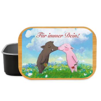 Rosalie und Trüffel - Lunch Box - Schwarz - Vorne