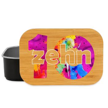 ZEHN 10 JAHRE JUNGE 10. GEBURTSTAG - Lunch Box - Schwarz - Vorne
