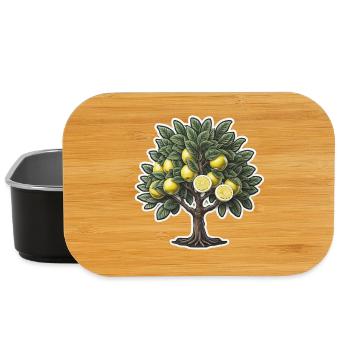 Zitronenbaum - Lunch Box - Schwarz - Vorne