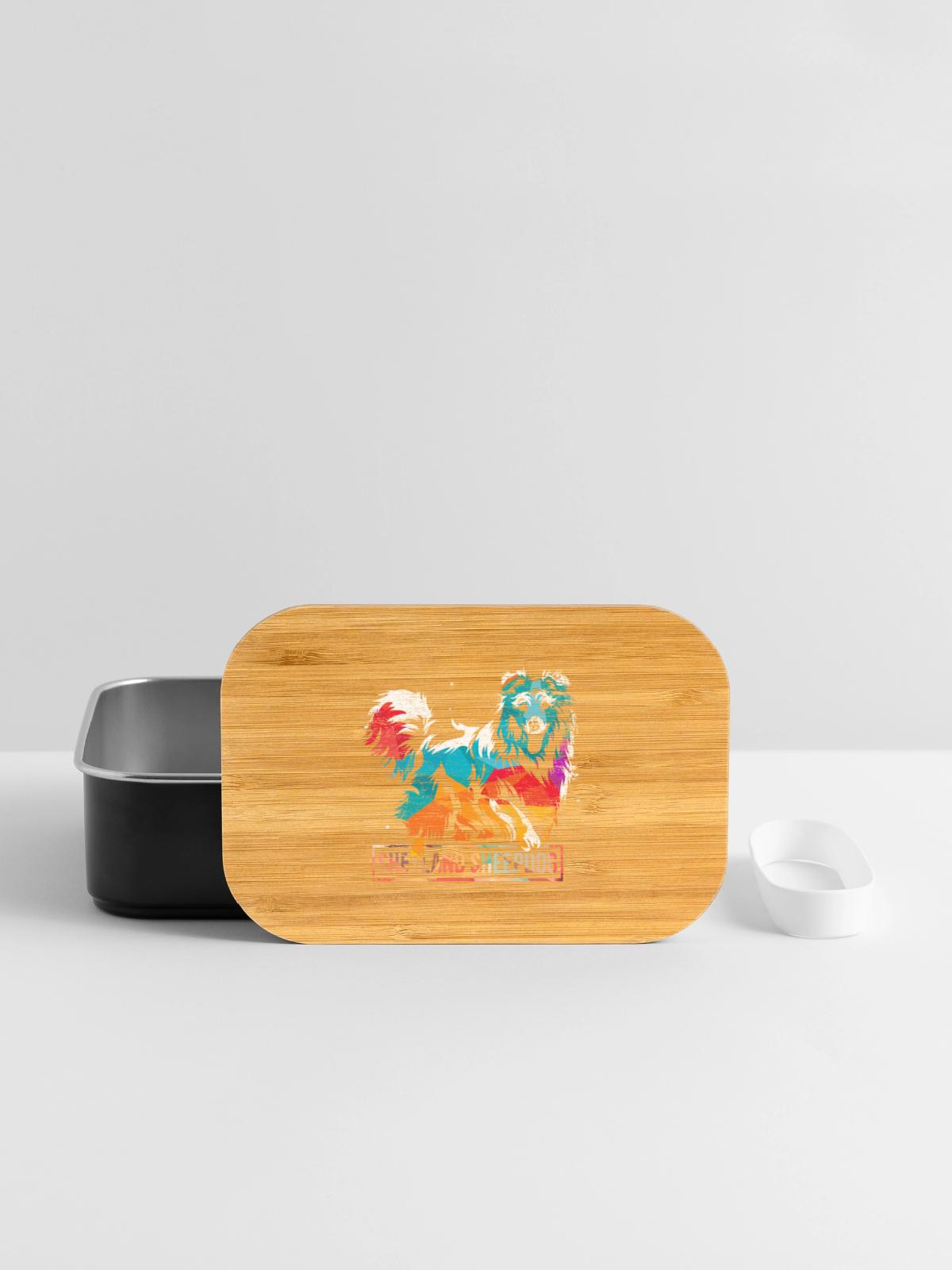 Pfiffiger Sheltie Colliezüchter - Lunch Box - Schwarz - Vorne