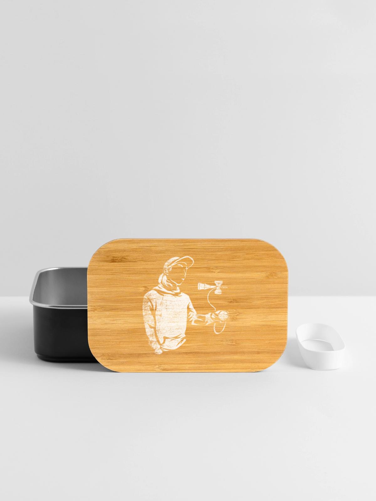 Pfiffiges Kendama Grifftechnik - Lunch Box - Schwarz - Vorne