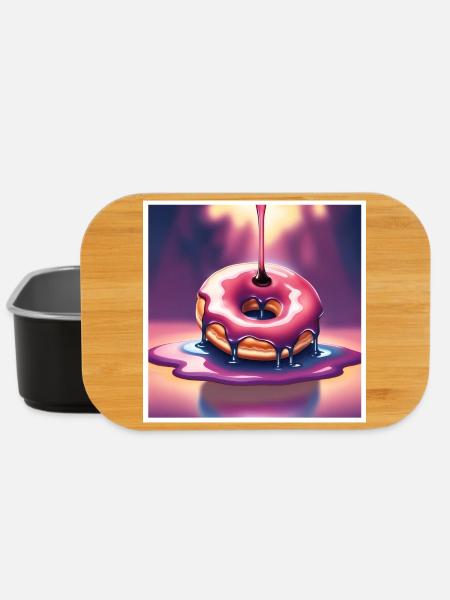 Donut 3 - Lunch Box - Schwarz