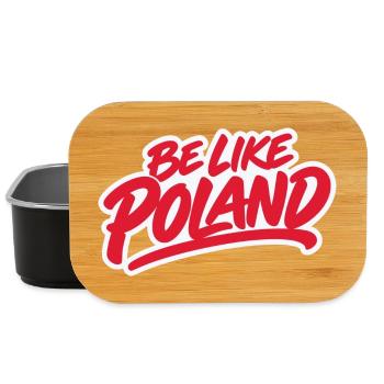 Sei wie Polen - Lunch Box - Schwarz - Vorne