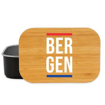 Bergen Bold Block-Typografie - Lunch Box - Schwarz - Vorne