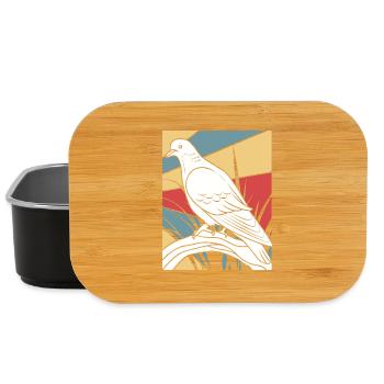 Taube Taubenjagd - Lunch Box - Schwarz - Vorne