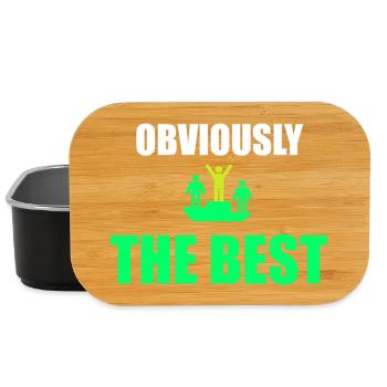 Offensichtlich das Beste - Lunch Box - Schwarz - Vorne