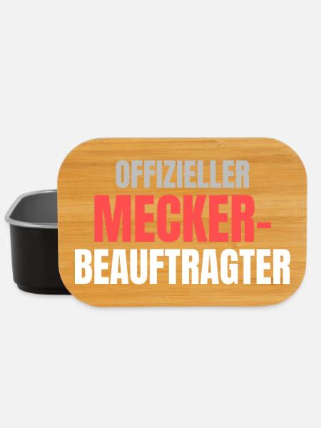 Offizieller Meckerbeauftragter - Lunch Box - Schwarz