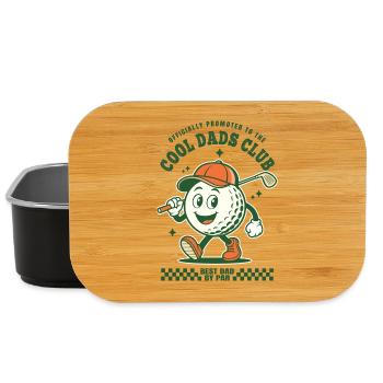 Bestes Golf-Dad-Duo - Lunch Box - Schwarz - Vorne