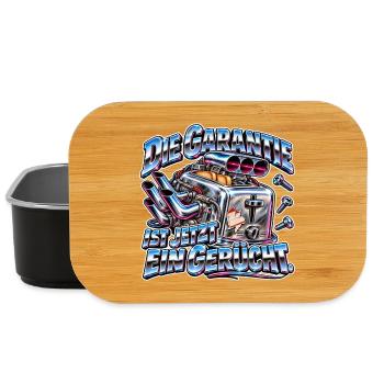 Die Garantie ist ein Gerücht - Lunch Box - Schwarz - Vorne
