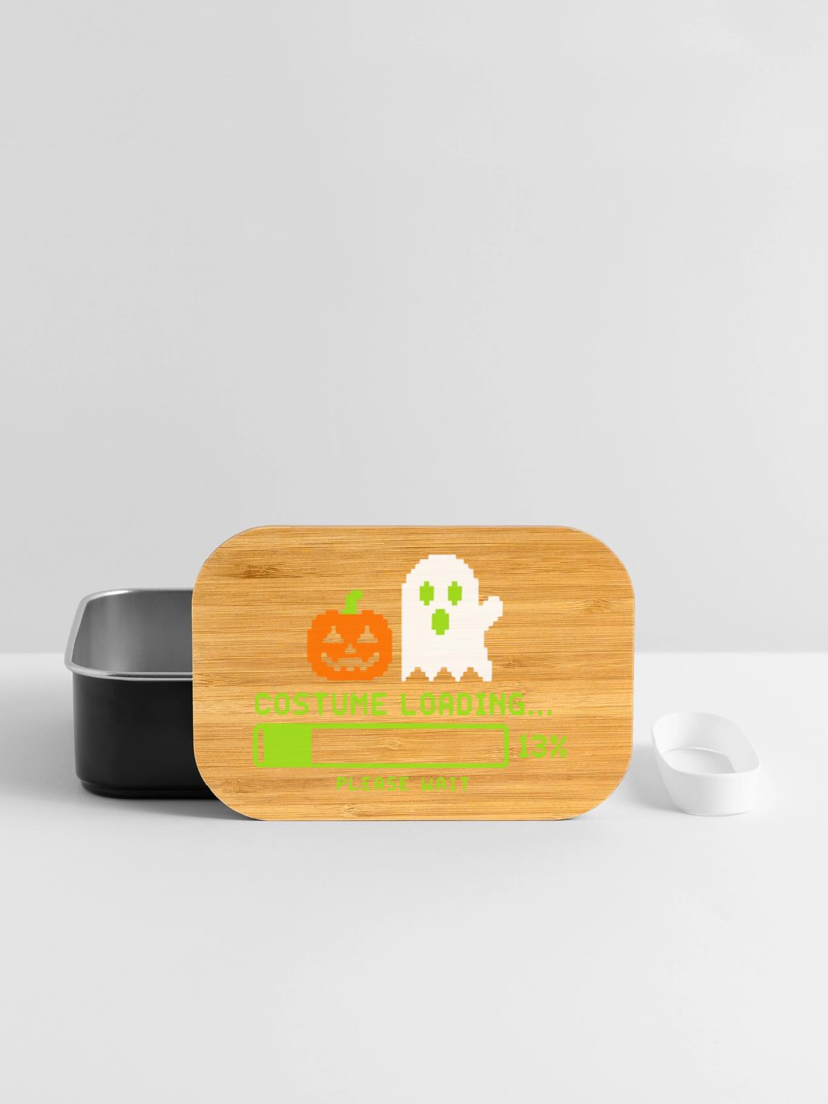 Hallowe Costume Loading Retro Gamer - Lunch Box - Schwarz - Vorne