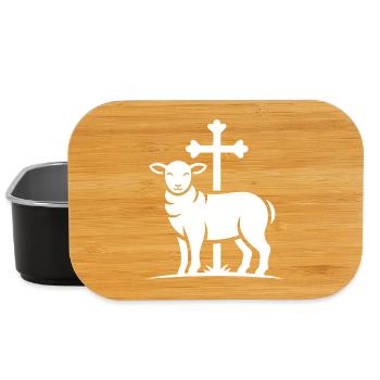 Lamm am Kreuz - Lunch Box - Schwarz - Vorne