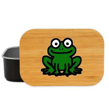 Frosch Comic - Lunch Box - Schwarz - Vorne