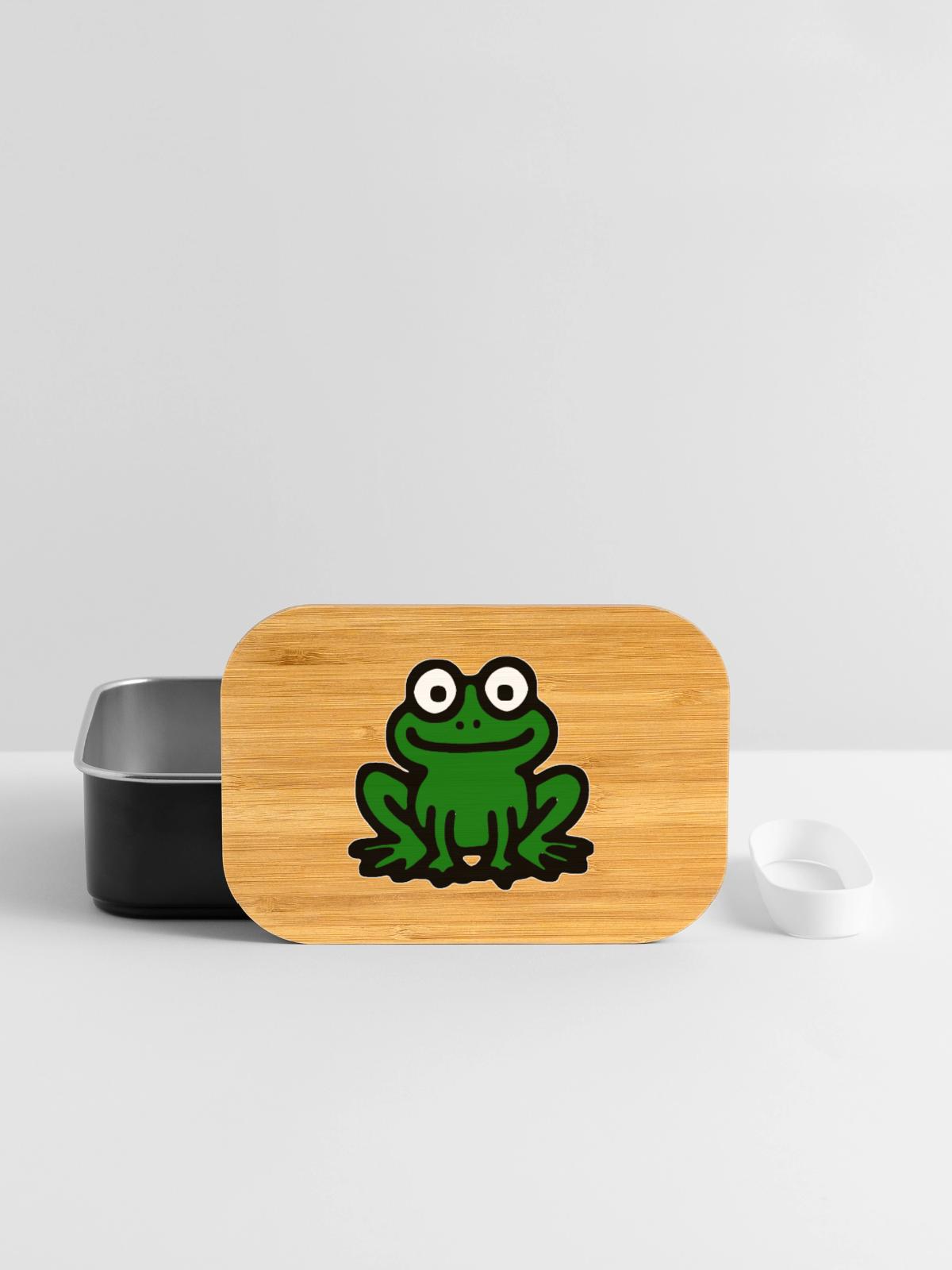 Frosch Comic - Lunch Box - Schwarz - Vorne