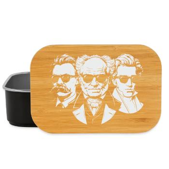 Philosophen des Existentialismus - Lunch Box - Schwarz - Vorne