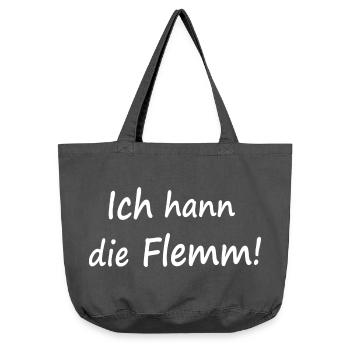 Saarländer Saarländisch Saar Saarland Geschenk - Vintage-Washed Shopper - Vintage Schwarz - Vorne