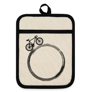Cyclisme Vélo Vélo Sport Cyclisme Cycliste Cyclisme - Maniques avec dos en caoutchouc - lin/noir  - Devant