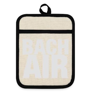 Johann Sebastian Bach Air T-shirt dit drôle - Maniques avec dos en caoutchouc - lin/noir  - Devant