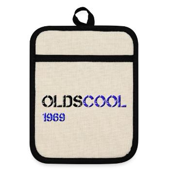 1969 olds cool - Maniques avec dos en caoutchouc - lin/noir  - Devant