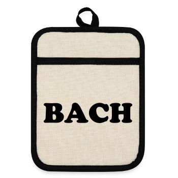 T-shirt de Johann Sebastian Bach - Maniques avec dos en caoutchouc - lin/noir  - Devant