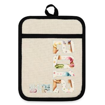 SOMMER LIMITED EDITION 2012 EIS 14. GEBURTSTAG - Pot holders with rubber back - linen/black  - Front