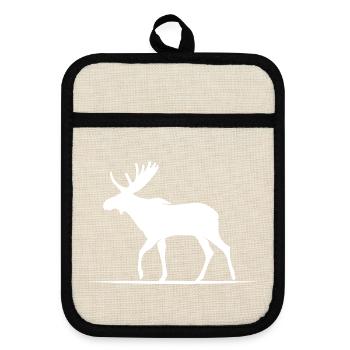 Canada Moose Backcountry Camping Moose Loon Maple - Maniques avec dos en caoutchouc - lin/noir  - Devant
