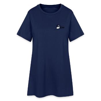 Cool Crab Coole Krabbe baby lustiges Bild funny - Frauen T-Shirt-Kleid - Light Navy - Vorne