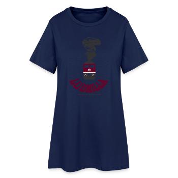 Ludmilla vor mit Rauch BR 130 131 132 230 231 232 - Frauen T-Shirt-Kleid - Light Navy - Vorne