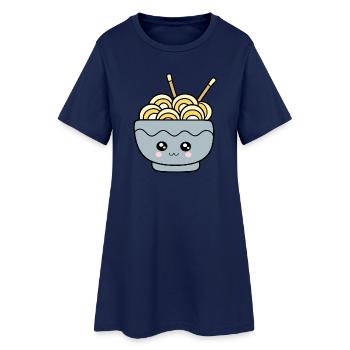 Ramen Noodles Japan Cuisine - Women’s T-Shirt Dress - light navy - Front