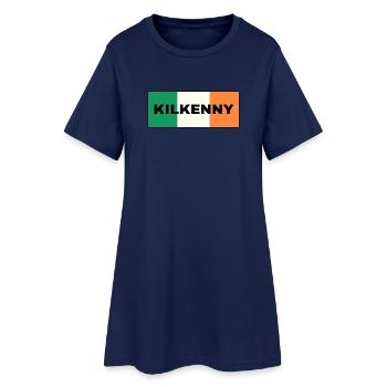 Kilkenny City in Irish Flag - Women’s T-Shirt Dress - light navy - Front