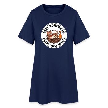 Katzenminze Beet-Kontrolle Katze Garten Kraut - Frauen T-Shirt-Kleid - Light Navy - Vorne