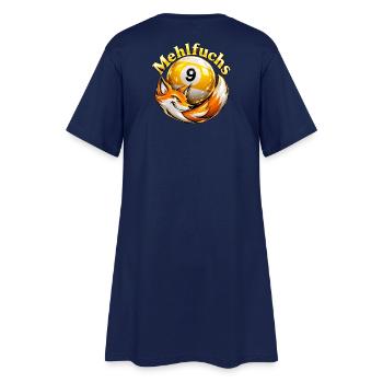 9Ball Billard Mehlfuchs  - Frauen T-Shirt-Kleid - Light Navy - Hinten