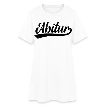 Abitur Abi - Frauen T-Shirt-Kleid - Weiß - Vorne