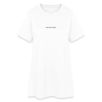 SMALLTALK SUCKS - Spread it! - Frauen T-Shirt-Kleid - Weiß - Vorne