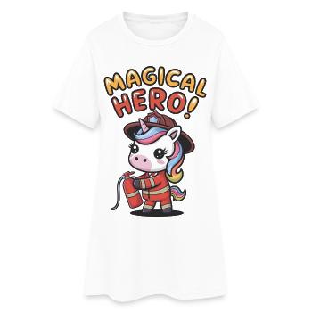 Héros magique ! - Robe T-shirt Femme - blanc - Devant