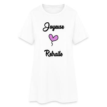 RETIREMENT. RETIREMENT. RETIRED. RETIREMENT - Women’s T-Shirt Dress - white - Front